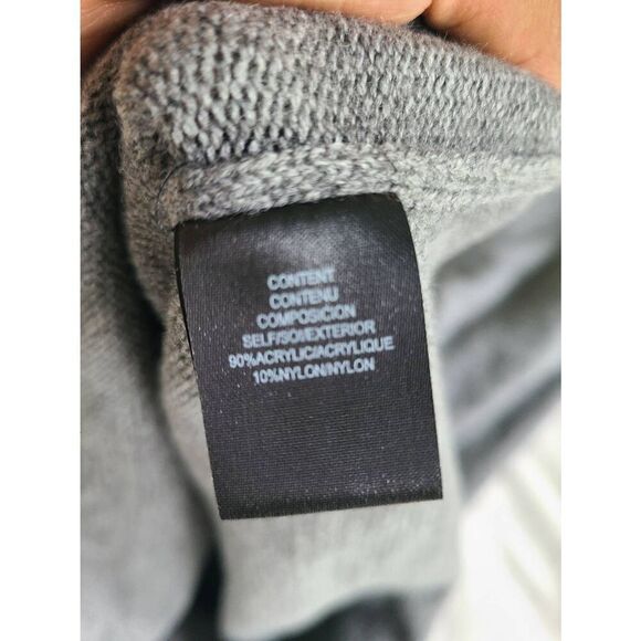 Wayf Sweater Dress Womens XS Gray Knit Long Sleeve Turtleneck Acrylic Pullover - Picture 6 of 6